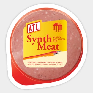 Synth Meat Sticker